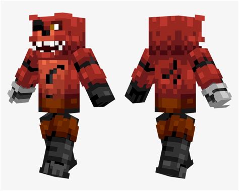 Download Foxy Fnaf 1 Foxy Minecraft Skin Hd Transparent Png