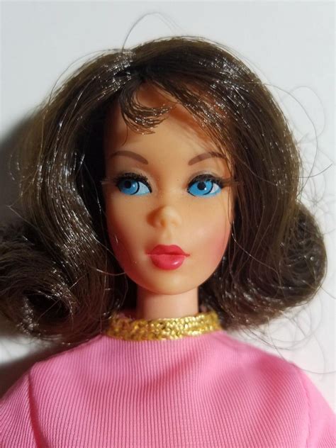 Vintage 1969 Twist N Turn Barbie Tnt Brunette Marlo Flip Gorgeous Doll 1933287363