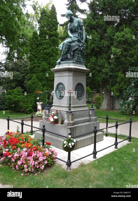 The Tomb Of Wolfgang Amadeus Mozart 1756 1791 At The Central Cemetery