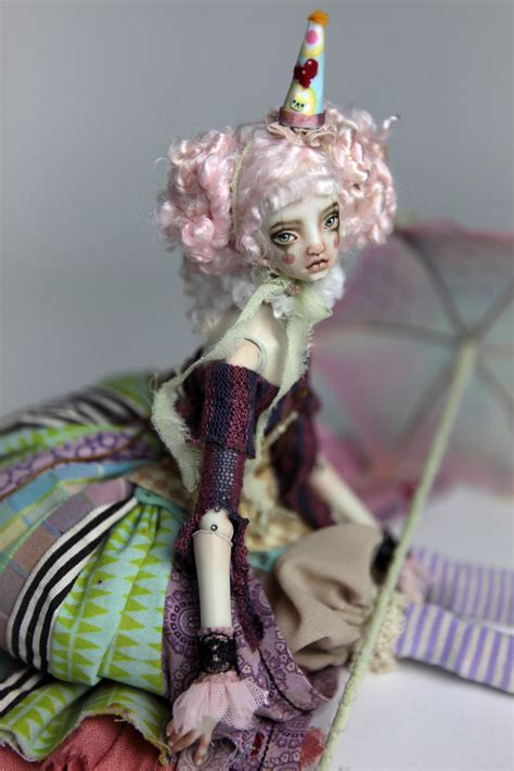 Bohemian Colorful Circus Dolls Ball Jointed Dolls Porcelain Bjd