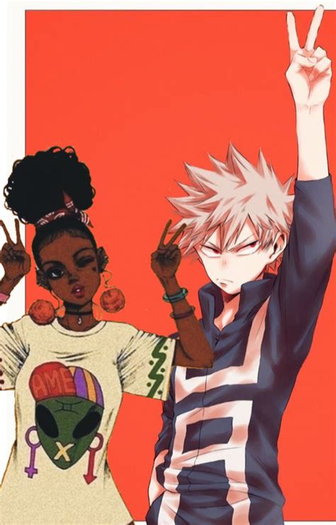 Images Of Bakugo X Black Girl I Wanted To Make This Because I Loo