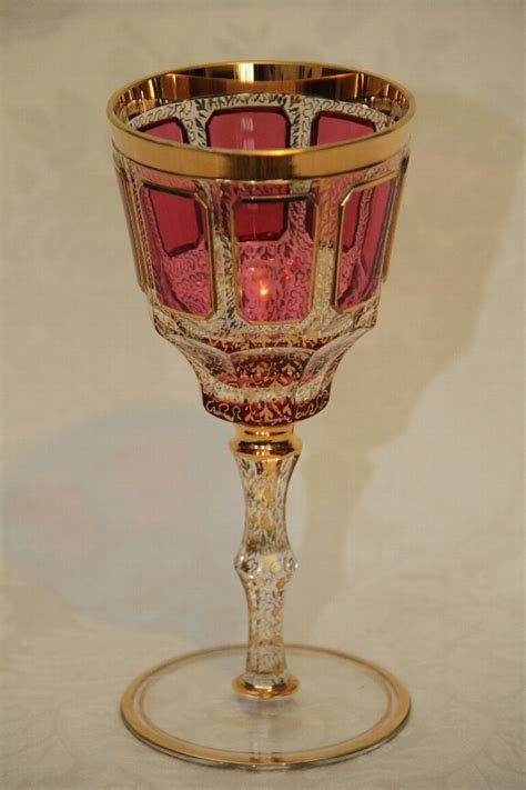 Antique Moser Wine Glass Antiques Co Uk