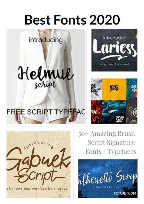 50 Best Brush Script Signature Fonts Typefaces Signature Fonts