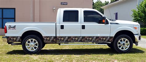 Camouflage Bottom Truck Wrap Bb Graphics And The Wrap Pros