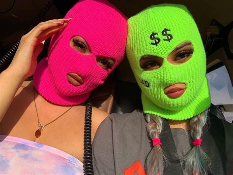 Girl Baddie Ski Mask Aesthetic Girl Pink Ski Mask Hd Wallpaper Pxfuel