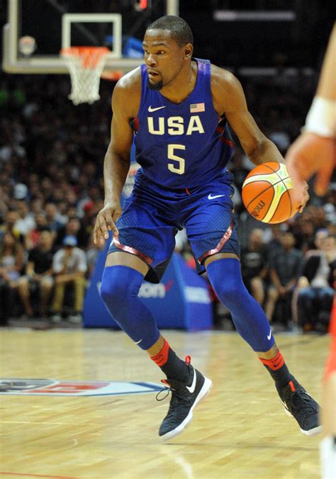 Solewatch Kevin Durant Wears Usa Sneakers For Olympic Exhibition Game