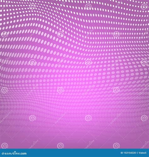 Abstract Polygonal Space Low Poly Pink With Connecting Dot Big Data