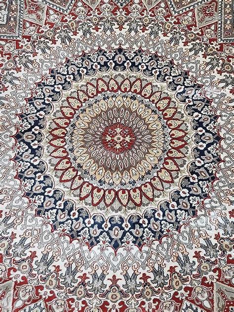 Buy Heritage Rugs Kashmiri Design Silk Carved Carpet For Your Hall