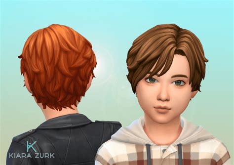 New Sims 4 Male Child Hair Custom Content — Snootysims