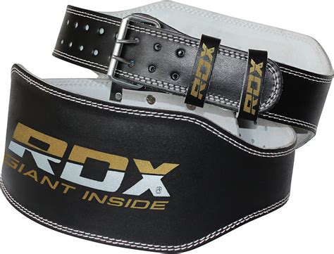 Rdx 6 Zoll Rindsleder Fitness Gewichthebergürtel Cinturón Para