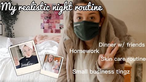 My Realistic College Night Routine Youtube