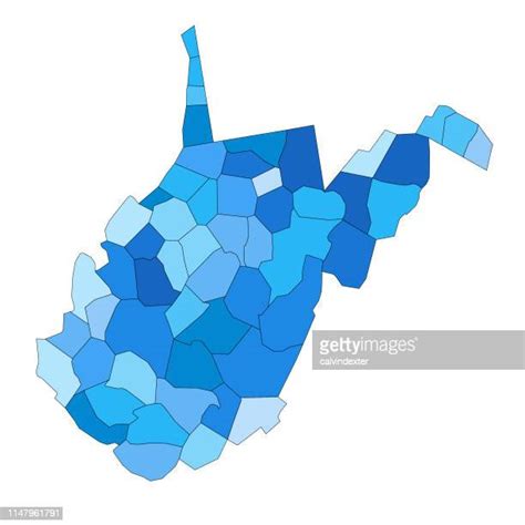 West Virginia Map With Counties Photos And Premium High Res Pictures