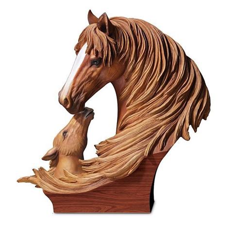 Wood Horse Sculpture Tree Carving Wood Carving Art Wood Carvings