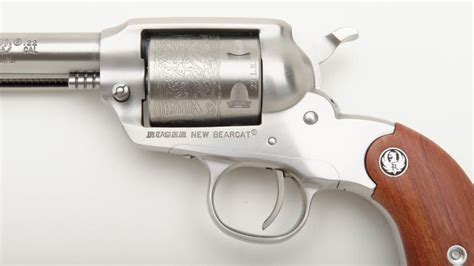 Ruger New Bearcat 22 Lr Caliber Stainless Steel Single Action Revolver With 4 ¼ Barrel And Plain