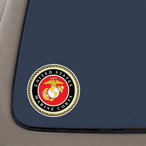 Marine Corps Decal Sticker 4 Inch Decal Sticker Usmc Decal Us