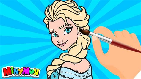 Fun coloring time with elsa and her friends. Disney Frozen Elsa Boyama | Keçeli Kalem - YouTube