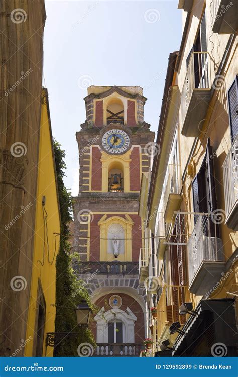 The Cathedral In The Old Town Of Sorrento Editorial Stock Image Image