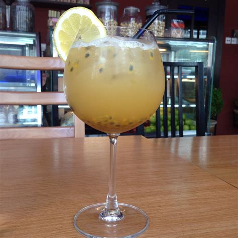 Thanks so much for my new favorite drink. Summer sunny with passion fruit! #Drink | Vodka lime ...