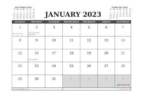 2025 Printable Calendar 2023 Printable