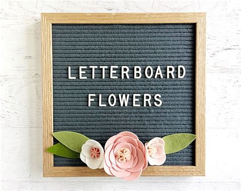 Felt Letter Board Flowers Add Ons For Felt Letter Boards Decor For