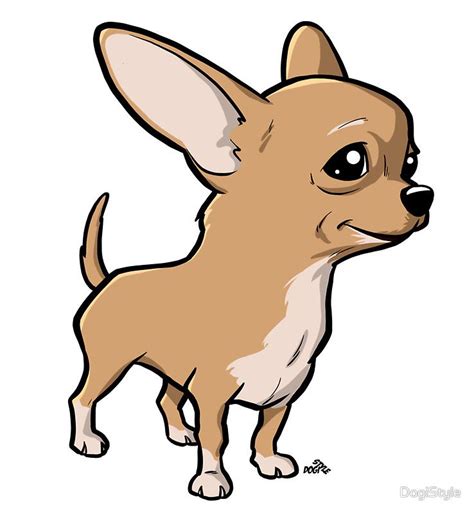 Chihuahua Cartoon Dog By Dogistyle Cartoon Dog Dog Drawing