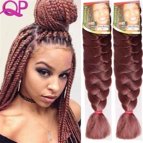 24''jumbo hair extensions expression braiding hair twisted braids for human 1x. EXPRESSION Hair Attachment- Ultra Braid 2 Packs Set ...