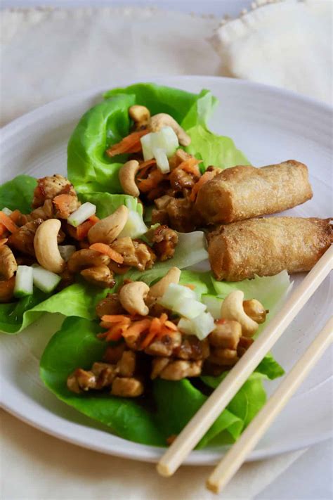 Easy Healthy Chicken Lettuce Wraps Recipe