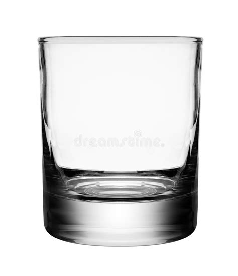 Empty Glass Isolated On A White Background Stock Photo Image Of Table