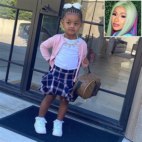 Cardi b and her daughter. Cardi B's Daughter, 2, Gets an Instagram Account — and ...