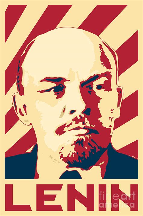Vladimir Lenin Retro Propaganda Digital Art By Megan Miller Pixels