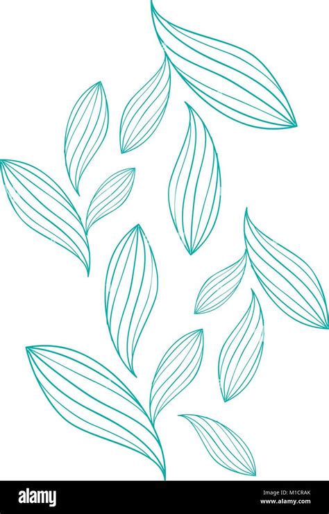 Elegant Leaves Vector Seamless Pattern Stock Vector Image And Art Alamy