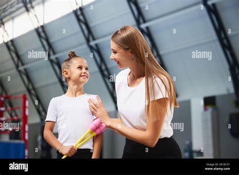 Coaching And Support Sport Coach Compliments Beginner Gymnastics