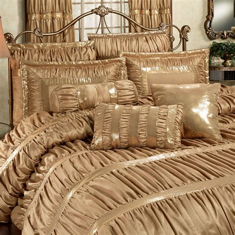 Silk duvet covers are truly superior bedding that can allow you the snooze that you desire, and that's. Splendor Shirred Faux Silk Dark Gold Comforter Bedding