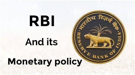 Rbi And Its Monetary Policy [full Explained] Youtube