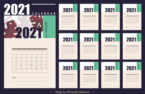 Template Kalender 2021 Aneh Celoteh Bijak Gambaran