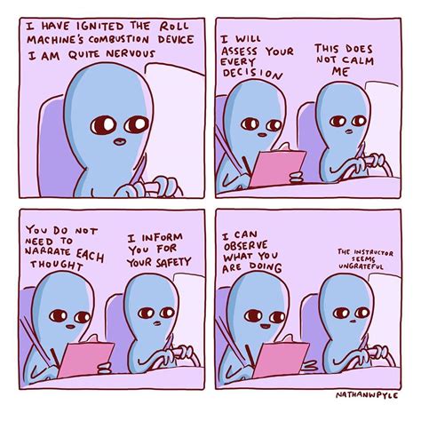 Strange Planet On Instagram “n A R R A T E” Aliens Guy Planet Comics 4 Panel Life Funny