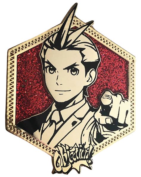 Jan218143 Ace Attorney Apollo Justice Golden Series Pin Previews World