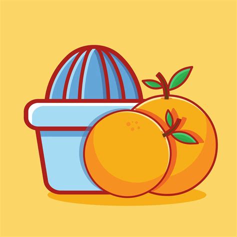 Manual Juicer Isolated Cartoon Illustration In Flat Style 3052710