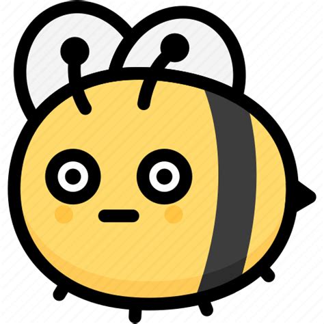 Bee, emoji, emotion, expression, face, feeling, stunning icon png image