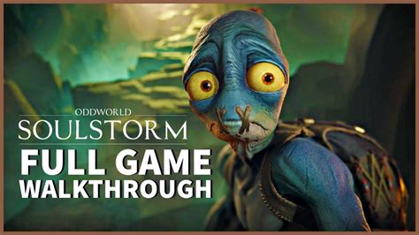 Oddworld Soulstorm Full Game Walkthrough Gameplay 100 Ps560fps