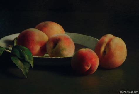 Peaches Food Paintings