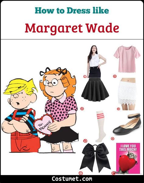 Margaret Wade Dennis The Menace Costume For Cosplay Halloween