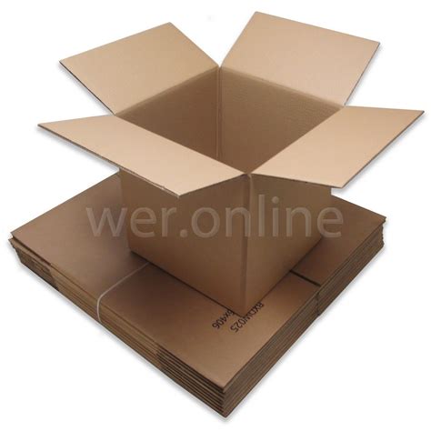 24 X 24 X 24 610 X 610 X 610mm Double Wall Cardboard Boxes Wer