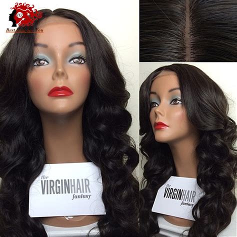 Long Wave Glueless Full Lace Human Hair Wigs For Black Women Brazilian