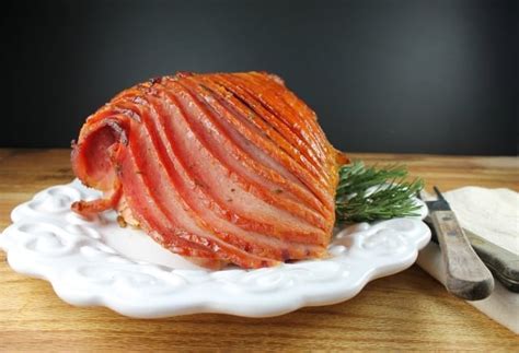 Maple Dijon And Rosemary Glazed Ham Miss In The Kitchen