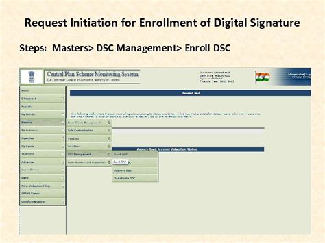 Public Financial Management System Pfms Digital Signature Enrollment