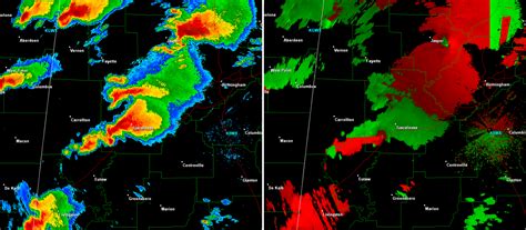 The Original Weather Blog Radar Imagery Associated With The Tuscaloosa