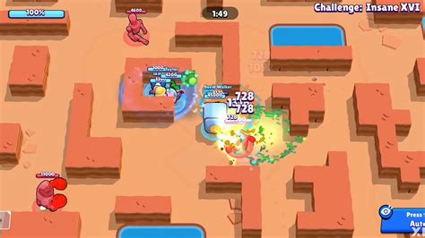 Luckily, your movement speed should guaranteed enough. Brawl Stars: passing insane 16 (XVI) boss fight - YouTube