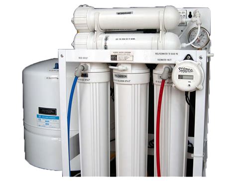 Reverse osmosis is often used in commercial and residential water filtration. Reverse Osmosis/Deionised Water Quality System - J. A. King