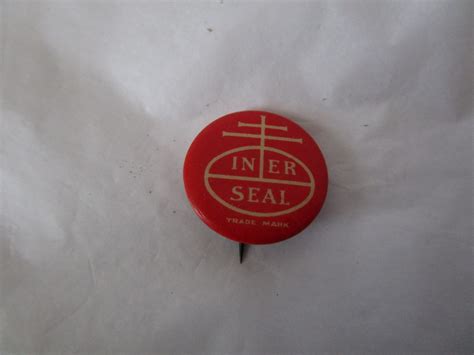 C 1910 Celluloid Advertising Pinback Button Iner Seal Etsy